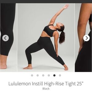 lululemon Instill High Rise Leggings